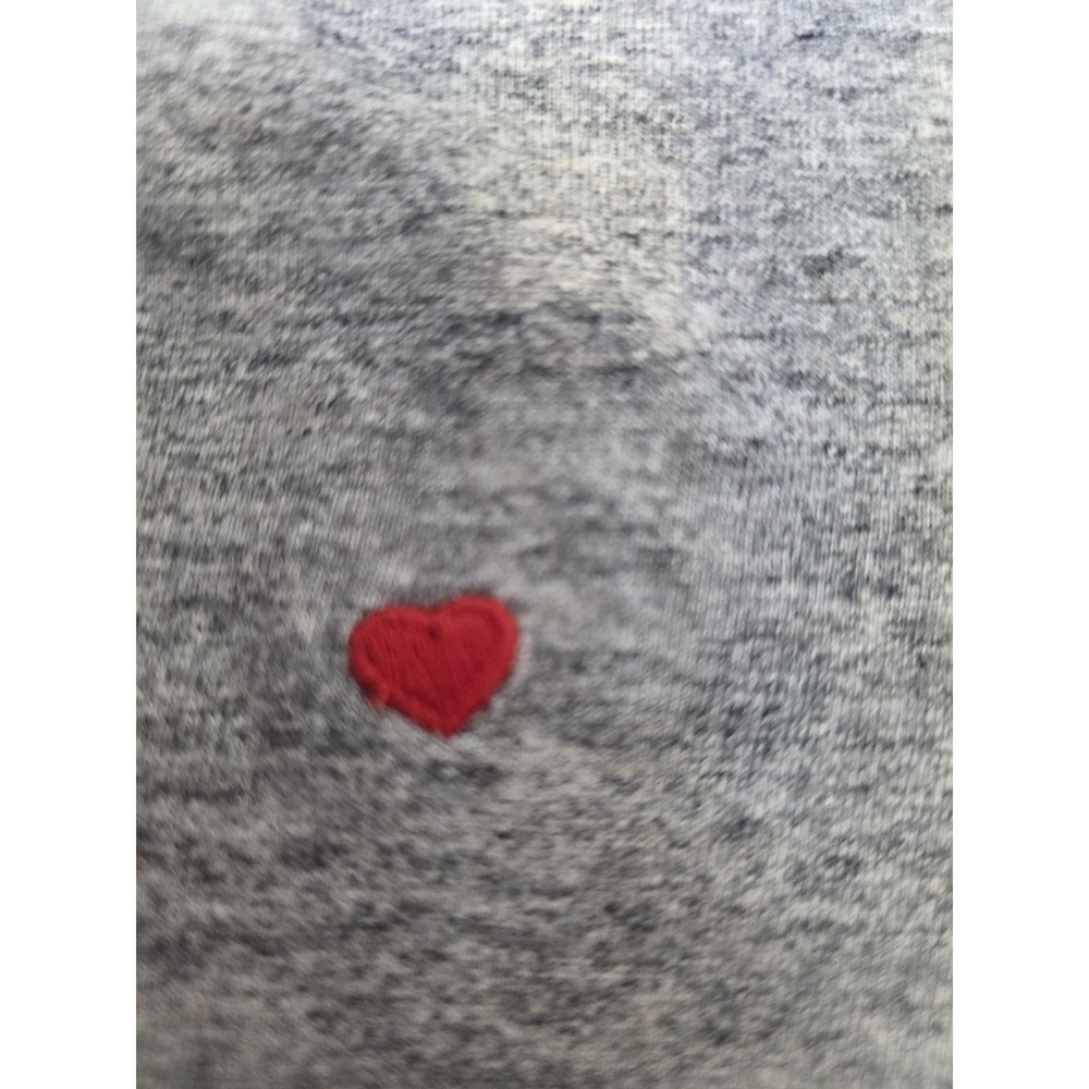 Polo Ralph Lauren Shirt Womens Small Gray Heart Logo Short Sleeve Embroidered - Picture 3 of 11